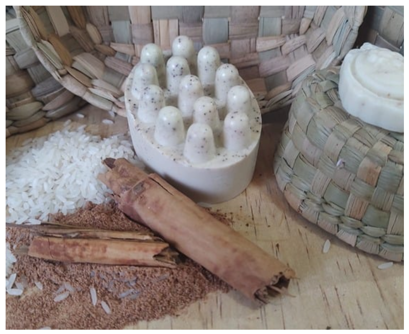 Jabón de Leche de Arroz y Almendras