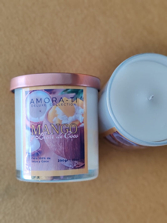 Vela Mango y Leche de Coco
