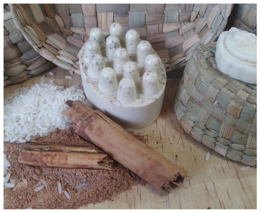 Jabón de Leche de Arroz y Almendras