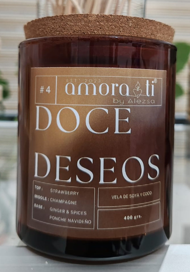 4-Doce Deseos Vela y Ceras para derretir