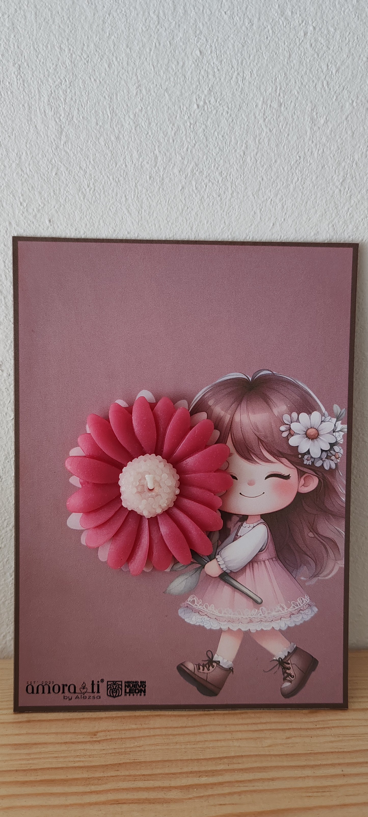 Tarjetitas Vela-Flor