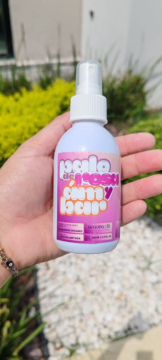 Ambientador Palo de Rosa y Ambar 100ml