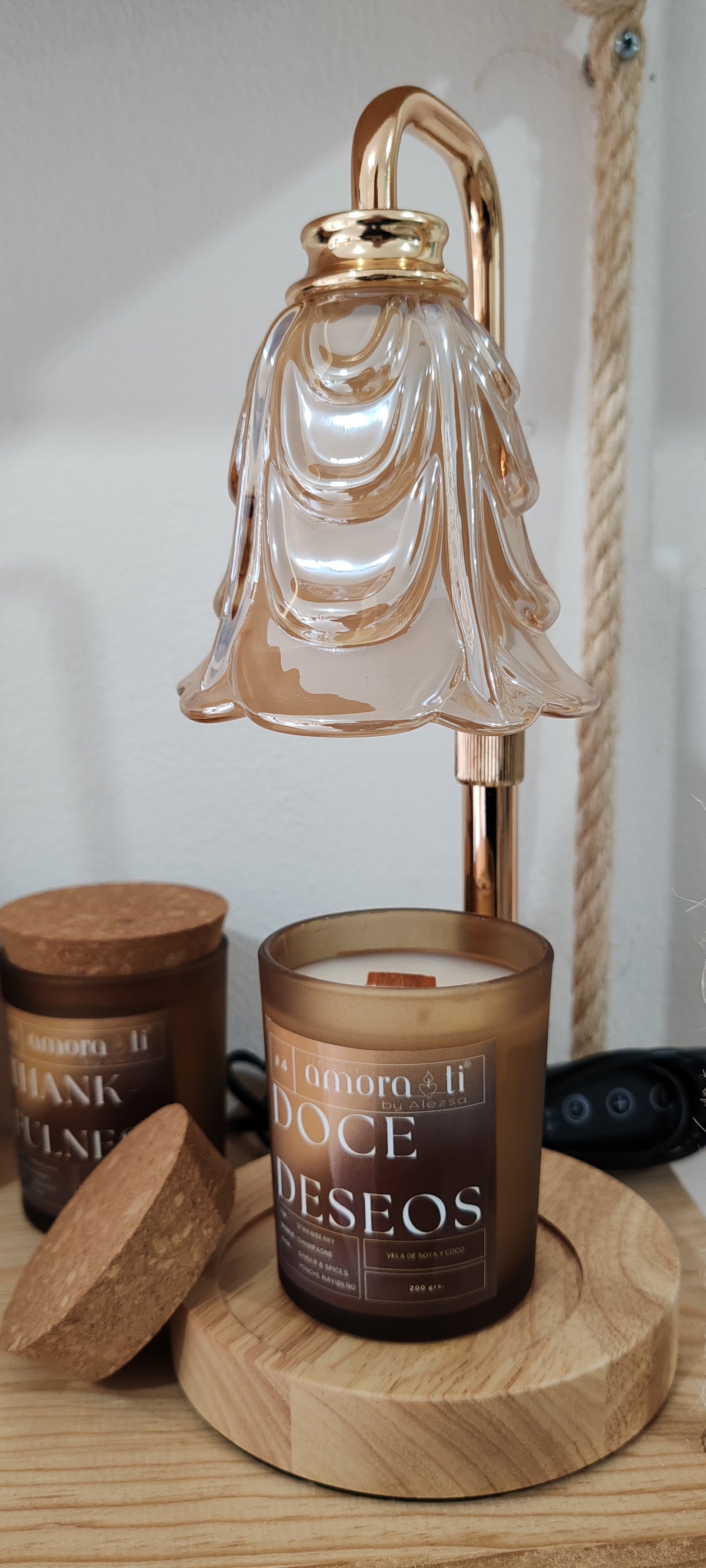 Lámpara Calentador para Velas