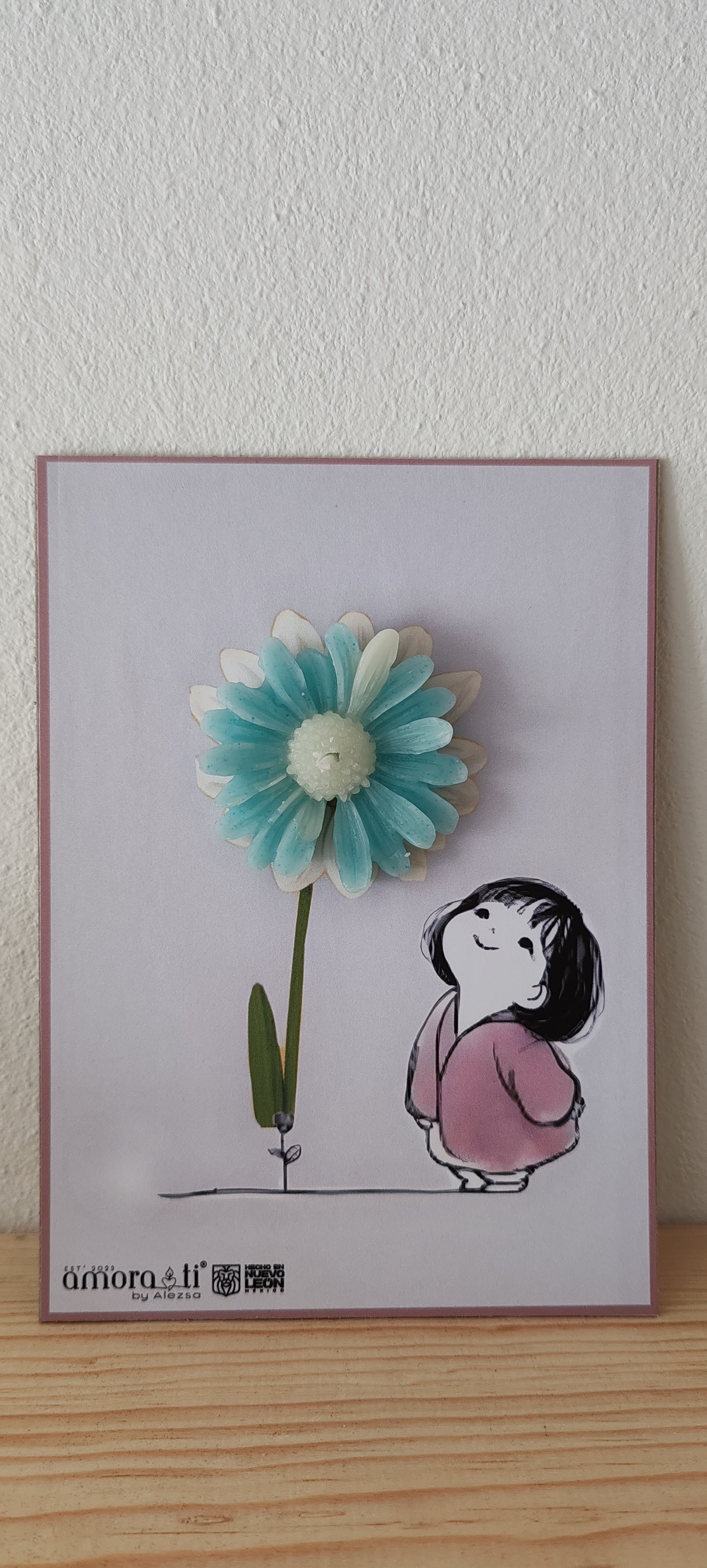 Tarjetitas Vela-Flor
